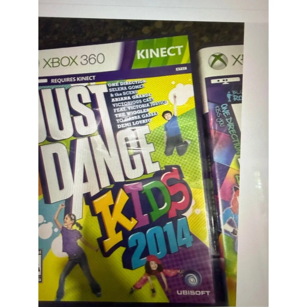 Xbox 360 Just Dance Bundle Just Dance 4 2014 and Kids 2014 Kinect Games Lot